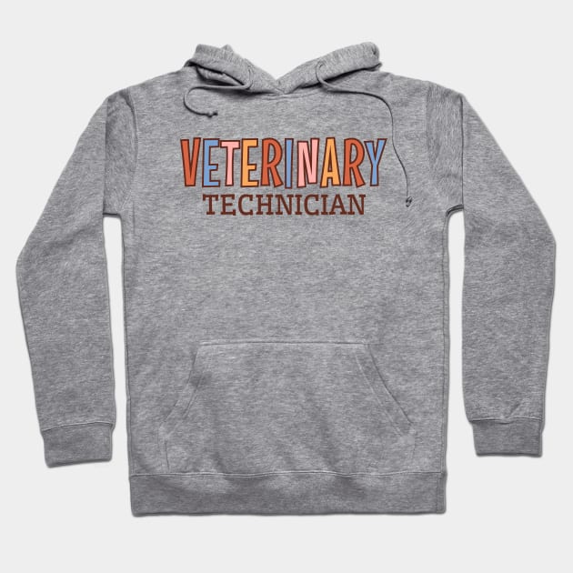 Veterinary Technician Graduation, Vet Tech School Hoodie by WaBastian